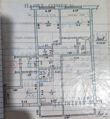 ищу квартиру дордой рынок рядом: 3 комнаты, 103 м², 106 серия, 8 этаж, Косметический ремонт