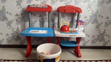 игрушки кухня: Детская кухня и посуда 
Все за 700с
Мкр Учкун