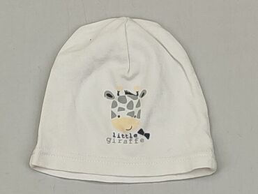 czapka uszatka biała: Hat, condition - Good