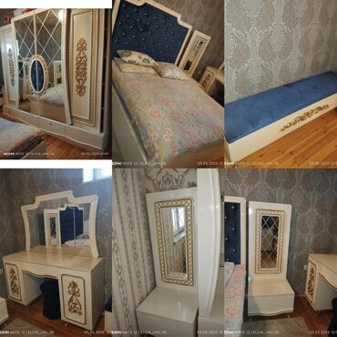 Divanlar: İkinəfərlik çarpayı, Dolab, Termo, 2 tumba, İşlənmiş