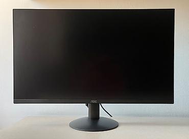 180hz: Güclü Gaming və İş Kompüteri + AOC 2K 180Hz Mini-LED Monitor Demək — 1