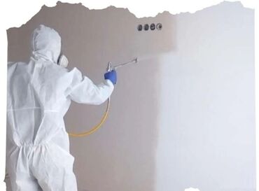 покраска ош: Покраска стен, Покраска потолков, Покраска окон, На масляной основе, На водной основе, 3-5 лет опыта