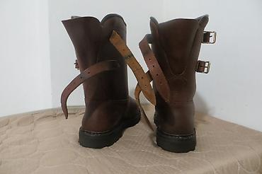 Čizme: PARABOOT br 46 francuska marka, rucno prosivane, tj radjene, bez mana — 5