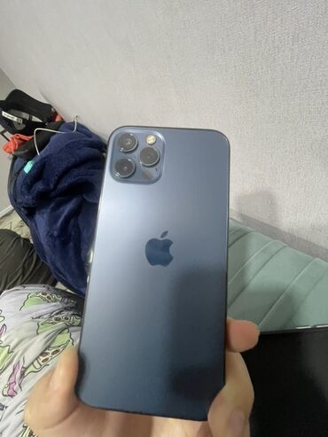 персональный компьютер: IPhone 12 Pro, Колдонулган, 256 ГБ, Көк, 87 %