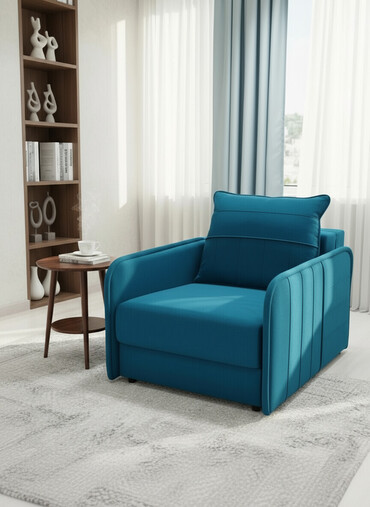 Другая мебель: Продаю диван-кровать, размер 1.90*0.95 в раскладном состоянии — 1