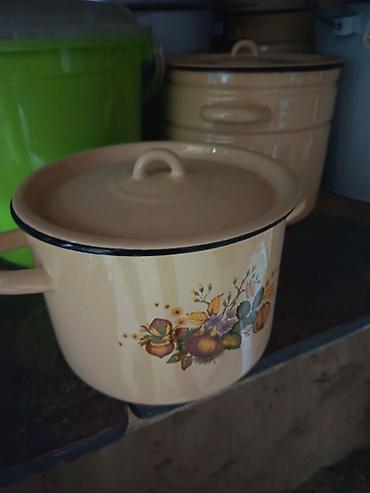 Tava-qazan dəstləri: Qazan, rəng - Ağ — 12