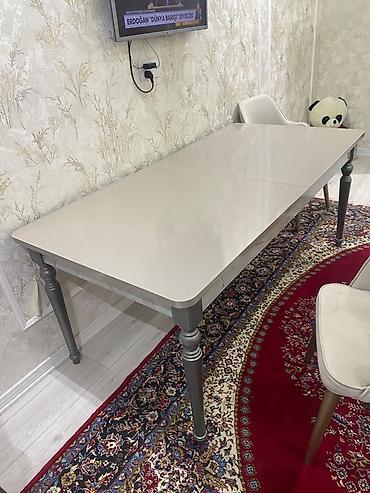 Kreslolar: Yemək otağı üçün dizayn kreslosu - Rəng: açıq bej/krem - Material — 6