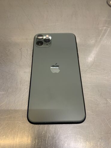 сколько стоит айфон 11 про бу: IPhone 11 Pro Max, Колдонулган, 64 ГБ, Alpine Green, Каптама, 82 %