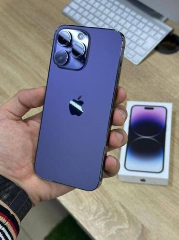 dubay ayfonlar: IPhone 14 Pro Max, 256 GB, Deep Purple, Zəmanət