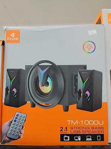 android box: Акустическая система Kisonli TM-1000U формата 2.1 с мощным басом. В — 1