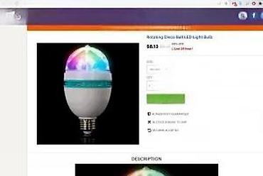 Sijalice: DENVER LBP-317 LED Disco Bulb - LED disko sijalica sa rotirajućim — 16