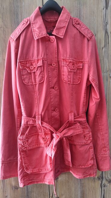 Women's Raincoats: S (EU 36), Used, Without lining, Single-colored, color - Pink