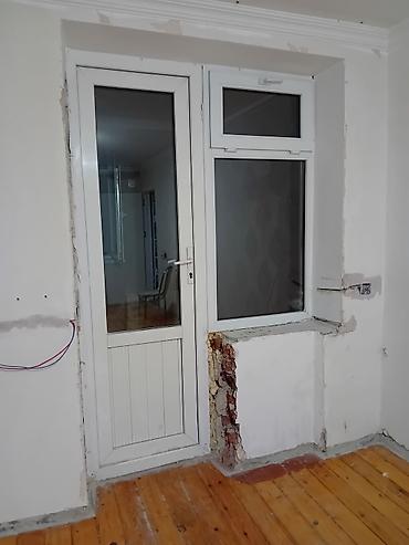 PVC qapı-pəncərə dəsti - Material: Ağ PVC profilli - Komplekt: 1 ədəd