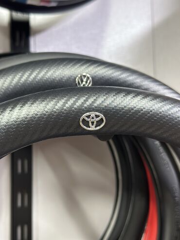 Чехлы на руль: Экокожа Чехол на руль, цвет - Черный, Новый, Самовывоз, Платная доставка — 11