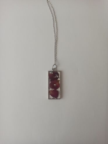 ogrlice od sitnih perlica: Pendant necklace, Handmade, Material: Epoxy, Stainless steel