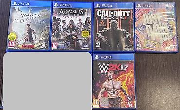 barter playstation: 5 ədəd ps4 + 1 ədəd ps3 diski satılır. Qiymətdə endirim mümkündür — 1