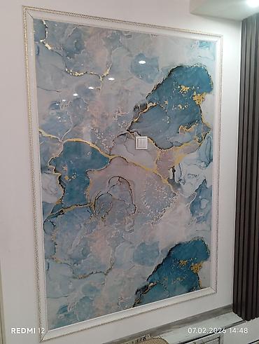 Панно: Декоративдүү гибкий мрамор менен ремонт жасайбыз — 10