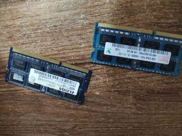 озу для ноутбука: Оперативдик эс-тутум, Колдонулган, Hynix, 8 ГБ, DDR3, 1060 МГц, Ноутбук үчүн