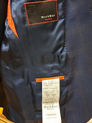 topdan geyim: Məhsul: Kişi üçlü kostyum Brend: WorkMan boutique - Dəst: pencək + — 2