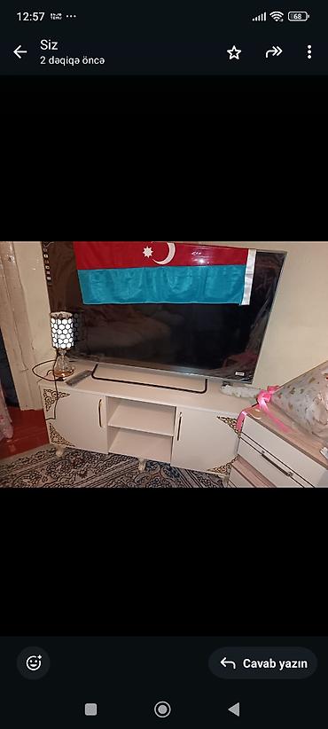 sef asbaz: Televizor altı masa termo tunba tatx var iki nəfərlik sökülü — 1