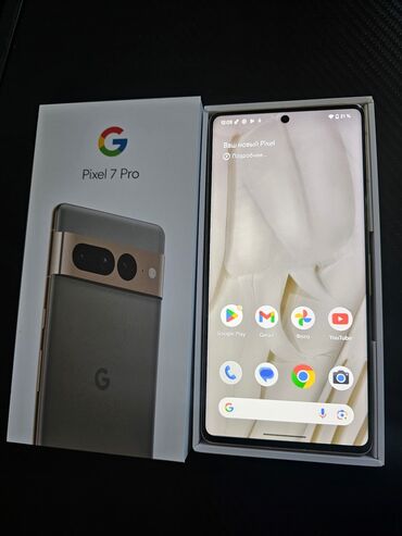 Google: Google Pixel 7 Pro, Б/у, 128 ГБ, цвет - Зеленый, 1 SIM, eSIM — 3