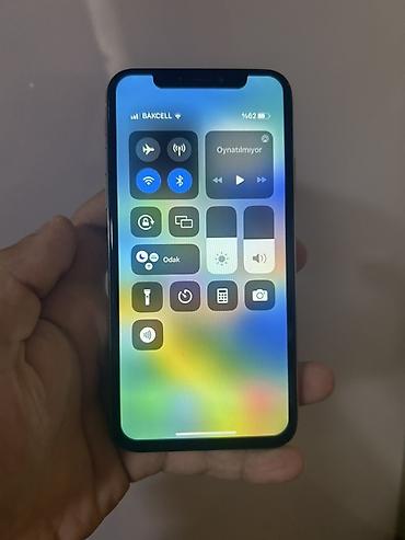 iphone xe: IPhone X, 64 GB, Gümüşü, Qırıq — 4