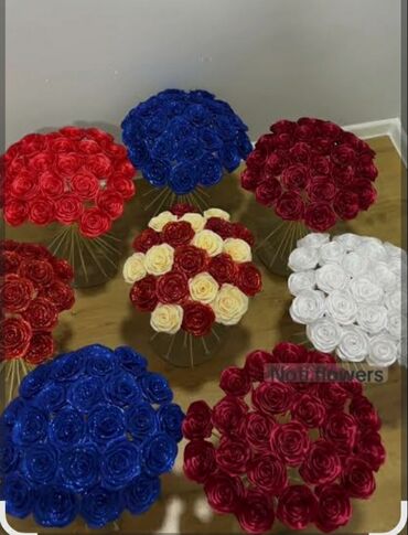 инструмент для огорода: Авторские букеты из искусственных роз - Розы из атласа/фоамирана с at lalafo.kg инструмент для огорода: Авторские букеты из искусственных роз - Розы из атласа/фоамирана с