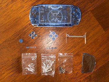 psp 1001: Sony PSP 3000 üçün mavi korpus desti. Ideal veziyette hec problem — 2