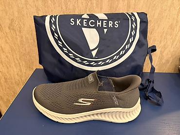 Мужская обувь: Skechers GOwalk Hands Free Slip-ins kişi idman ayaqqabısı - Model — 1