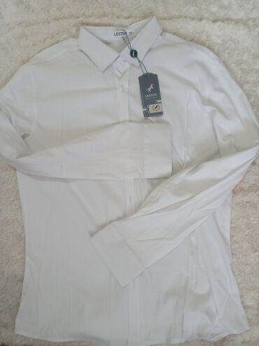 рубашка мужская: Рубашка 2XL (EU 44), цвет - Белый