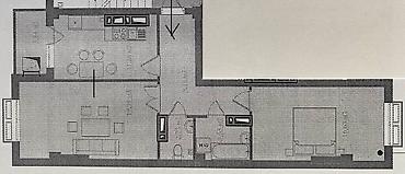 2 ком ак ниет кут: 2 комнаты, 66 м², ул. Горького / Алматинка Элитка, 9 этаж, ПСО (под самоотделку) — 4