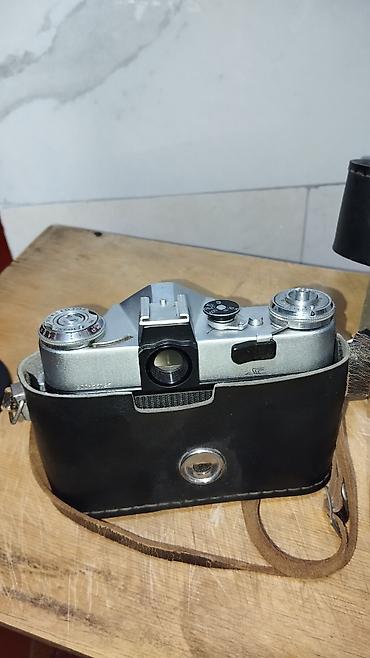 zenit e: Zenit-E 35mm plyonka fotoaparatı + orijinal dəridən çiyin kəmərli — 5