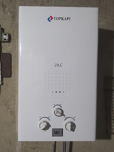su qantel: TOPKAPI qazla işləyən axın tipli su qızdırıcısı – 24 L - — 1