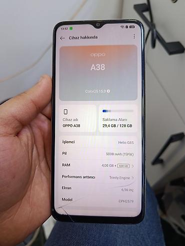 tecno pop 2f: Oppo A38, rəng - Yaşıl — 5