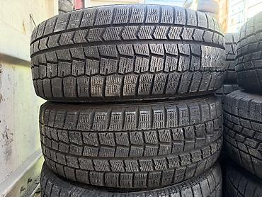 Шины 215 / 55 / R 17, Зима, Б/у, Пара, Легковые, Япония, Dunlop