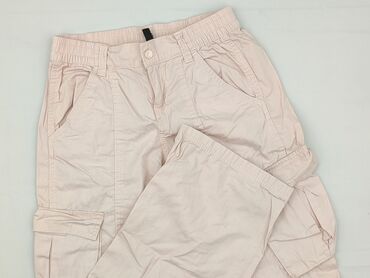dopasowane spodnie dresowe: Spodnie materiałowe damskie, H&M, rozmiar XS