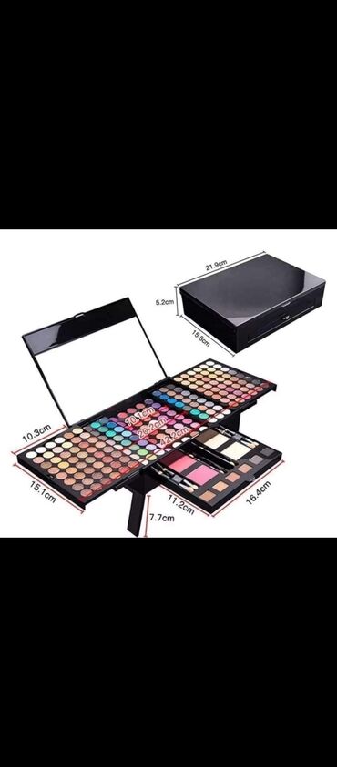Šminka: Sminka Kofer sa sminkom Paleta sminke Set sminke 194 boje — 4