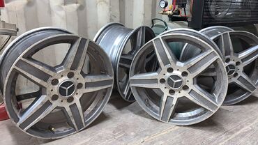 Диски: Литые Диски R 16 Mercedes-Benz, Комплект, отверстий - 5, Б/у