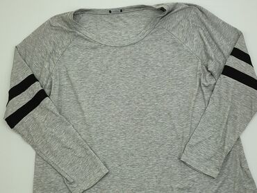 Bluzy: Pulover 2XL (EU 44), stan - Idealny, wzór - Jednolity kolor, kolor - Szary