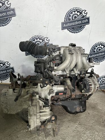 Диски: Бензиновый мотор Hyundai 2002 г., 1.1 л, Б/у, Оригинал