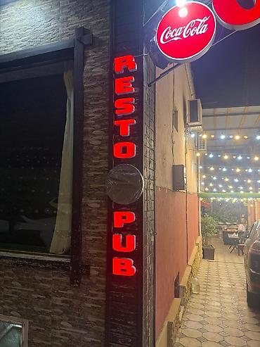 barber reklam: Neon işıq lövhələri – restoran, pub və lounge-interyerlər üçün — 2