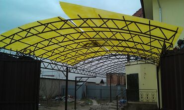 Сварка: Навес. Навесы во двор. Качественно за метр квадратный вместе с — 17