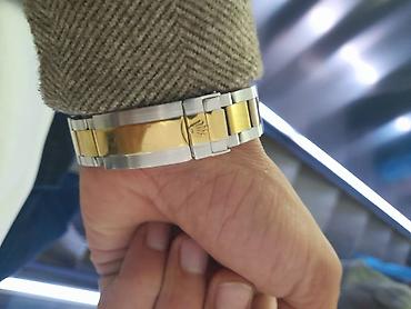 patek phlippe saat: Rolex GMT‑Master II, iki rəngli (Rolesor) versiya - Korpus və qolbaq — 2