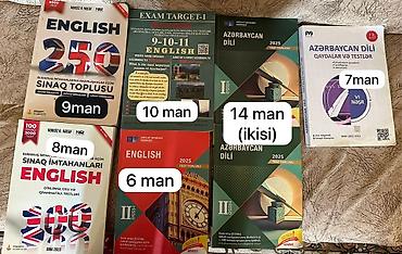 Книги и журналы: Test və sınaq topluları dəsti. Məhsullar: - “English 250 Sınaq — 1
