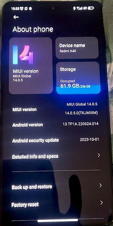 pos: Смартфон Redmi K40 (MIUI Global 14.0.5, Android 13), память 256 ГБ — 3