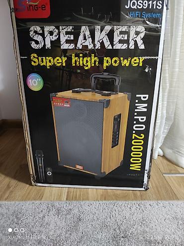 kalonka toy: Sing-e JQS911S HiFi System portativ akustik kolonka. Model qutuda — 1