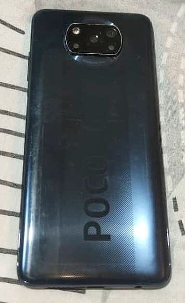 Poco: Poco X3 NFC, Б/у, 128 ГБ, цвет - Синий, 2 SIM