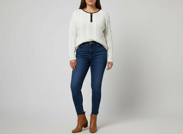 sweter akryl: Sweter damski, rozmiar 2XL