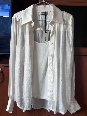 женские блузки из хлопка: Рубашка, Италия