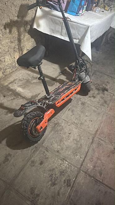 elektrikli chopper: Elektrik skuter – off-road təkərlərlə - Güclü, qalın protektorlu — 2